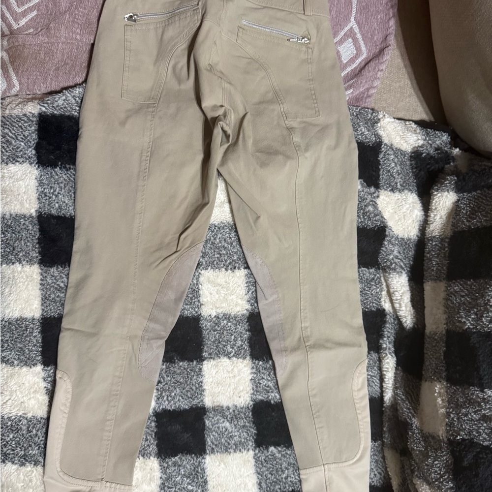 Tan English riding breaches